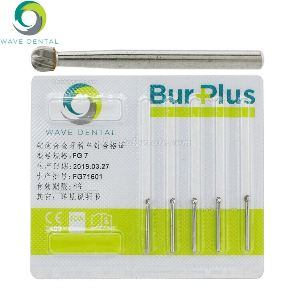 10 St&uuml;ck FG 1/4 1/2 1 2 3 4 5 6 7 8# FG-Schaft Hartmetallbohrer Zahnmedizin Runder Zahnbohrer